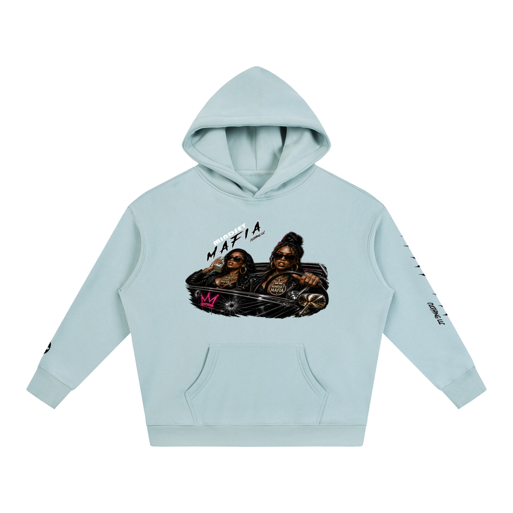 Fleeced  ladies Hoodie. snug thug soft