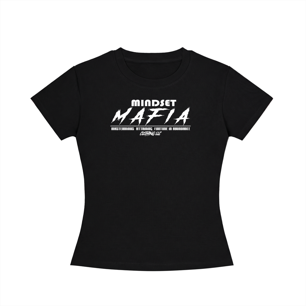 Women's Slim Fit Crewneck T-Shirt Mafia thugn' slim ladies