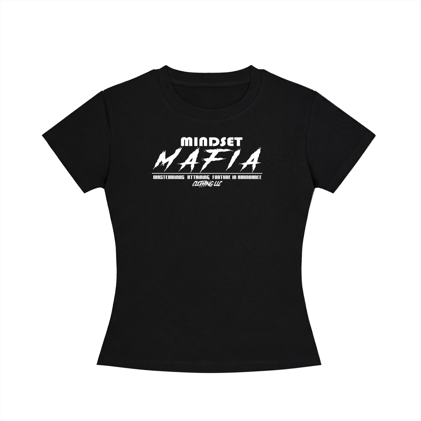 Women's Slim Fit Crewneck T-Shirt Mafia thugn' slim ladies