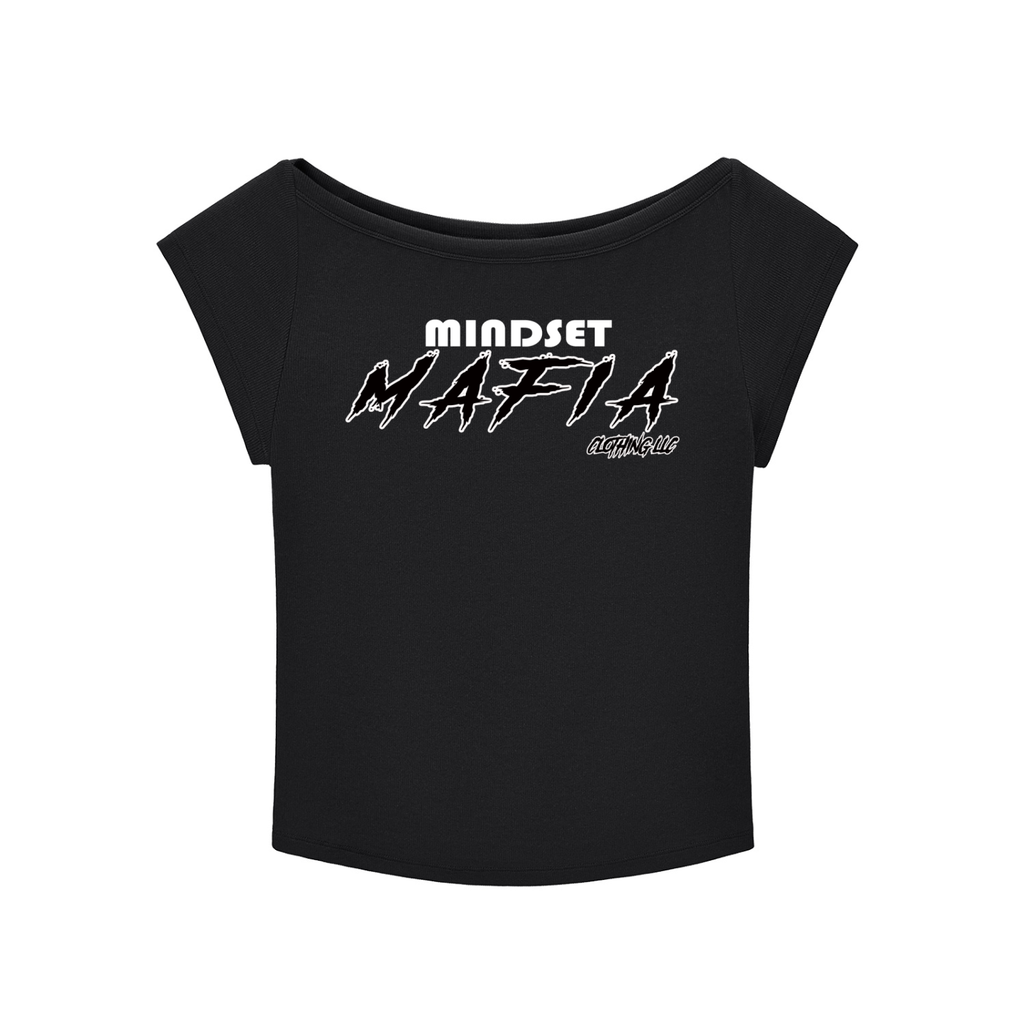 Essential Wide Neck Baby T-shirt mafia style