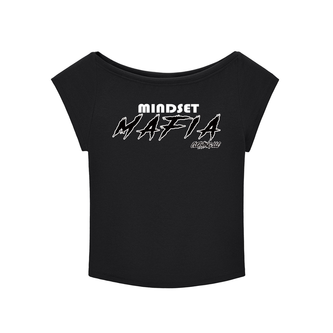 Essential Wide Neck Baby T-shirt mafia style