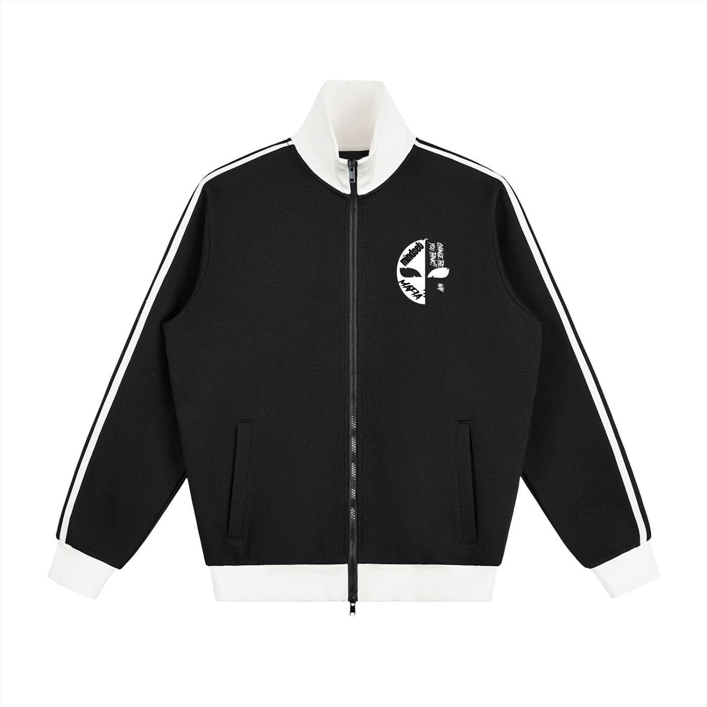 MMC Contrast Side Stripe Fleece Track Jacket